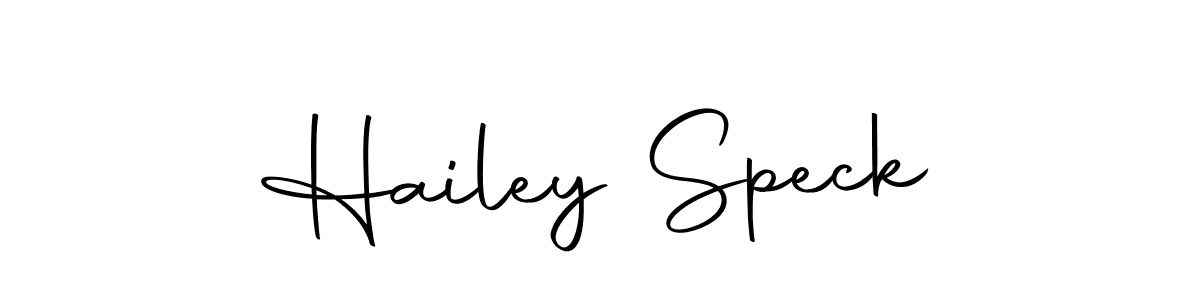 Also we have Hailey Speck name is the best signature style. Create professional handwritten signature collection using Autography-DOLnW autograph style. Hailey Speck signature style 10 images and pictures png