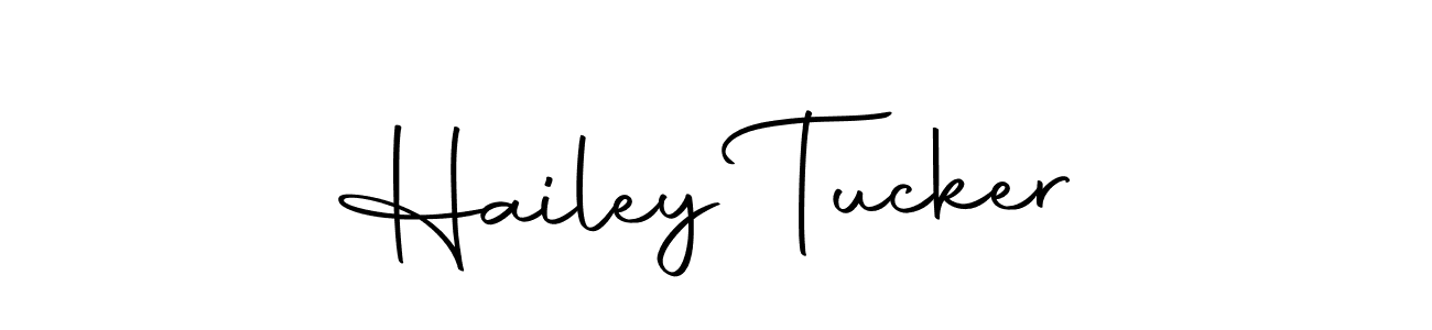 Design your own signature with our free online signature maker. With this signature software, you can create a handwritten (Autography-DOLnW) signature for name Hailey Tucker. Hailey Tucker signature style 10 images and pictures png