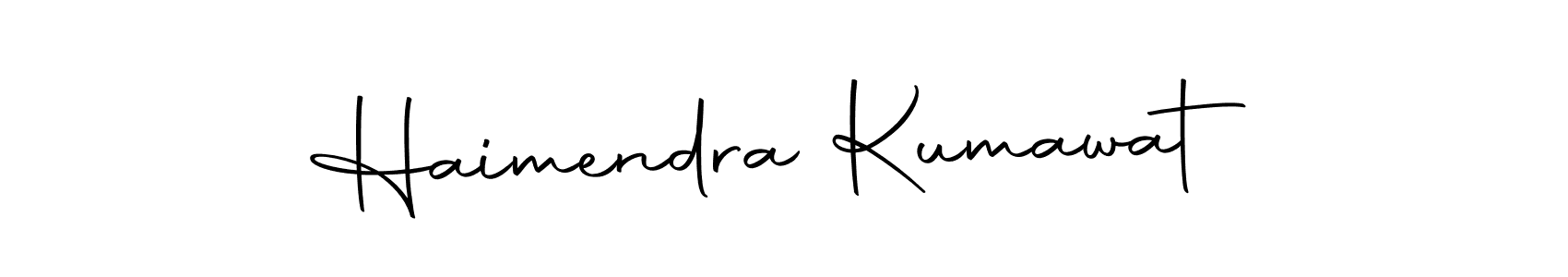 How to make Haimendra Kumawat signature? Autography-DOLnW is a professional autograph style. Create handwritten signature for Haimendra Kumawat name. Haimendra Kumawat signature style 10 images and pictures png