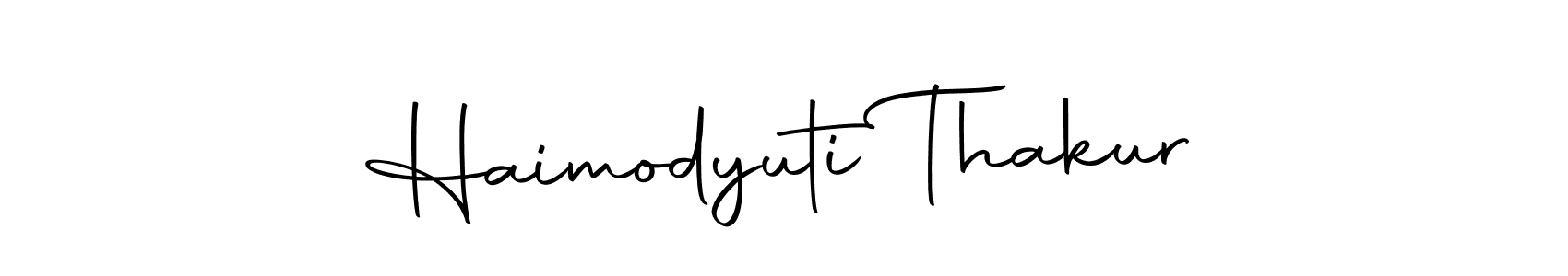 Design your own signature with our free online signature maker. With this signature software, you can create a handwritten (Autography-DOLnW) signature for name Haimodyuti Thakur. Haimodyuti Thakur signature style 10 images and pictures png