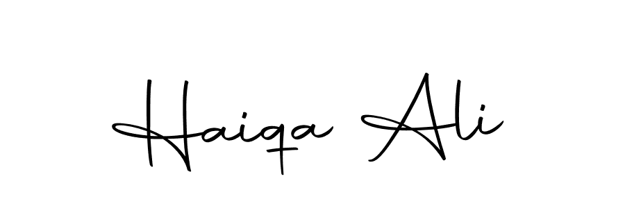 Design your own signature with our free online signature maker. With this signature software, you can create a handwritten (Autography-DOLnW) signature for name Haiqa Ali. Haiqa Ali signature style 10 images and pictures png