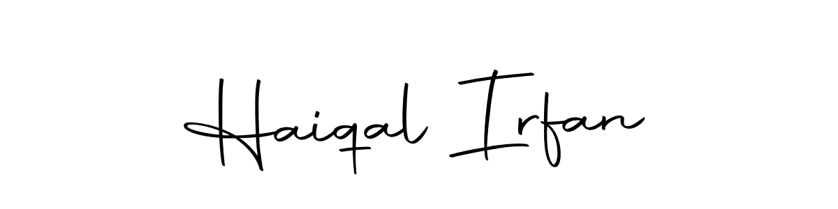 How to make Haiqal Irfan name signature. Use Autography-DOLnW style for creating short signs online. This is the latest handwritten sign. Haiqal Irfan signature style 10 images and pictures png