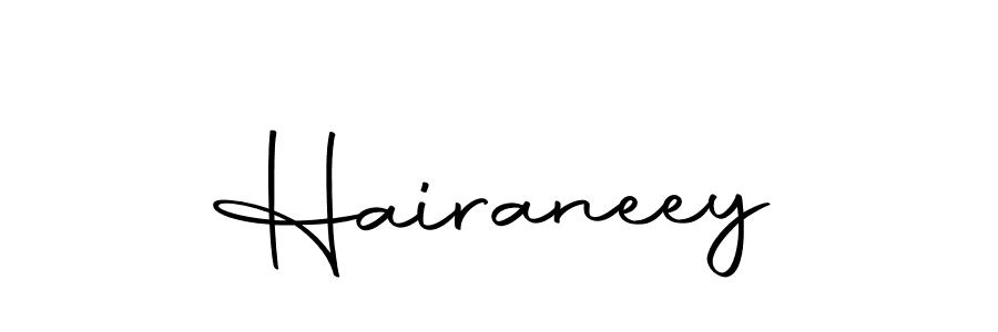 Create a beautiful signature design for name Hairaneey. With this signature (Autography-DOLnW) fonts, you can make a handwritten signature for free. Hairaneey signature style 10 images and pictures png