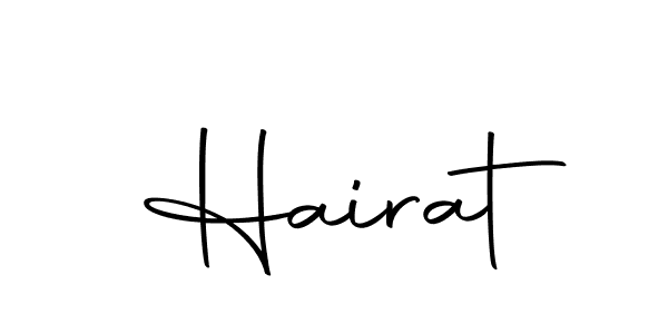 Create a beautiful signature design for name Hairat. With this signature (Autography-DOLnW) fonts, you can make a handwritten signature for free. Hairat signature style 10 images and pictures png