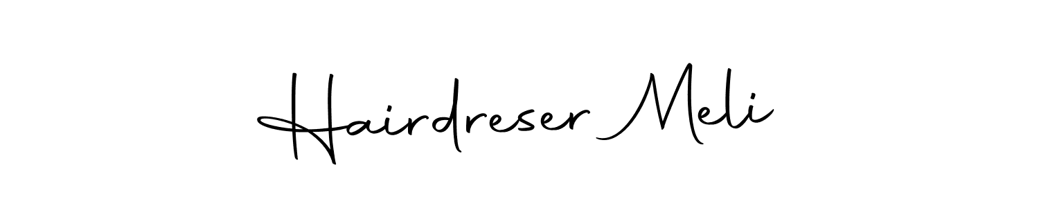 Design your own signature with our free online signature maker. With this signature software, you can create a handwritten (Autography-DOLnW) signature for name Hairdreser Meli. Hairdreser Meli signature style 10 images and pictures png