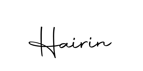 Make a beautiful signature design for name Hairin. Use this online signature maker to create a handwritten signature for free. Hairin signature style 10 images and pictures png