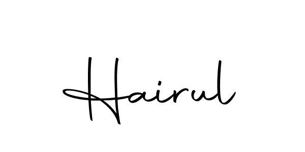 Make a beautiful signature design for name Hairul. With this signature (Autography-DOLnW) style, you can create a handwritten signature for free. Hairul signature style 10 images and pictures png