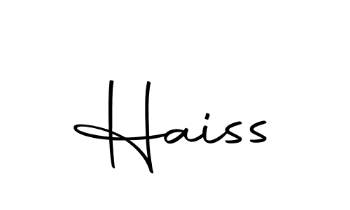 if you are searching for the best signature style for your name Haiss. so please give up your signature search. here we have designed multiple signature styles  using Autography-DOLnW. Haiss signature style 10 images and pictures png