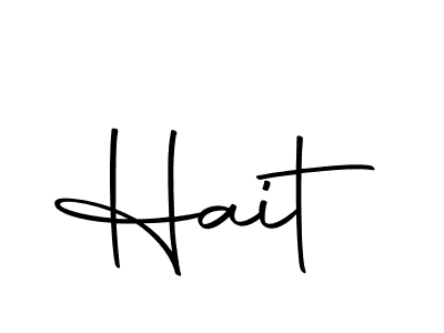 Similarly Autography-DOLnW is the best handwritten signature design. Signature creator online .You can use it as an online autograph creator for name Hait. Hait signature style 10 images and pictures png