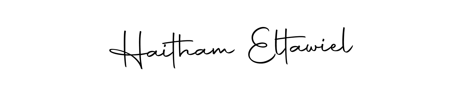 Make a beautiful signature design for name Haitham Eltawiel. Use this online signature maker to create a handwritten signature for free. Haitham Eltawiel signature style 10 images and pictures png