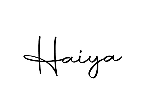 You can use this online signature creator to create a handwritten signature for the name Haiya. This is the best online autograph maker. Haiya signature style 10 images and pictures png