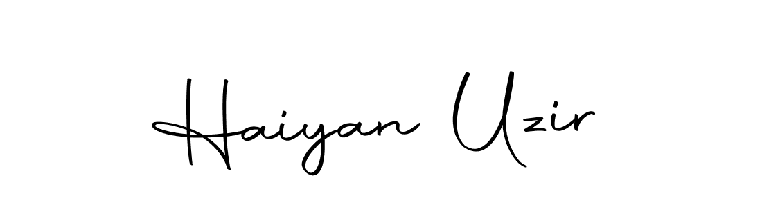 You can use this online signature creator to create a handwritten signature for the name Haiyan Uzir. This is the best online autograph maker. Haiyan Uzir signature style 10 images and pictures png