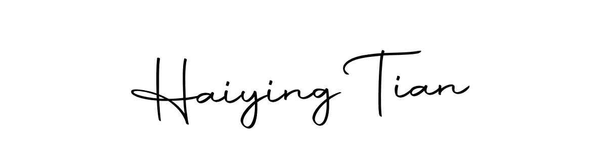 Here are the top 10 professional signature styles for the name Haiying Tian. These are the best autograph styles you can use for your name. Haiying Tian signature style 10 images and pictures png