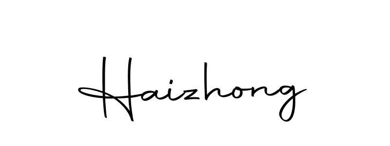 Use a signature maker to create a handwritten signature online. With this signature software, you can design (Autography-DOLnW) your own signature for name Haizhong. Haizhong signature style 10 images and pictures png