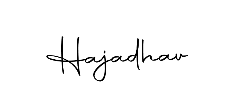 You should practise on your own different ways (Autography-DOLnW) to write your name (Hajadhav) in signature. don't let someone else do it for you. Hajadhav signature style 10 images and pictures png