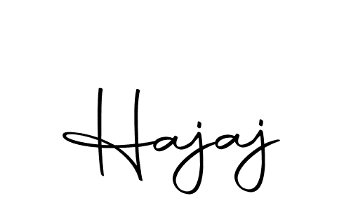 Use a signature maker to create a handwritten signature online. With this signature software, you can design (Autography-DOLnW) your own signature for name Hajaj. Hajaj signature style 10 images and pictures png