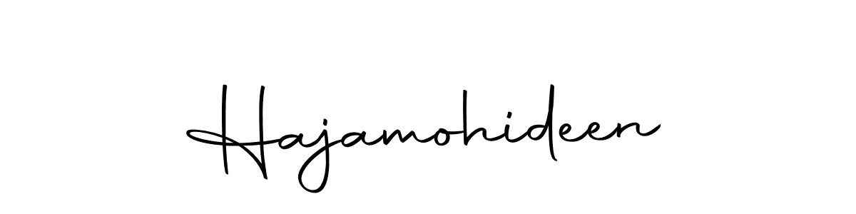 You can use this online signature creator to create a handwritten signature for the name Hajamohideen. This is the best online autograph maker. Hajamohideen signature style 10 images and pictures png