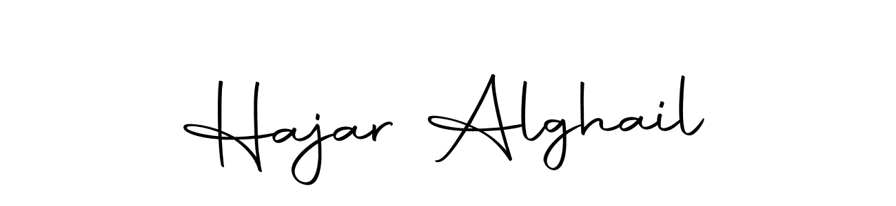 Design your own signature with our free online signature maker. With this signature software, you can create a handwritten (Autography-DOLnW) signature for name Hajar Alghail. Hajar Alghail signature style 10 images and pictures png