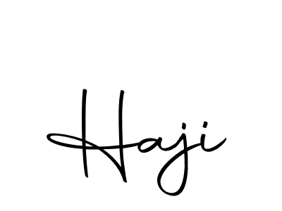 Use a signature maker to create a handwritten signature online. With this signature software, you can design (Autography-DOLnW) your own signature for name Haji. Haji signature style 10 images and pictures png