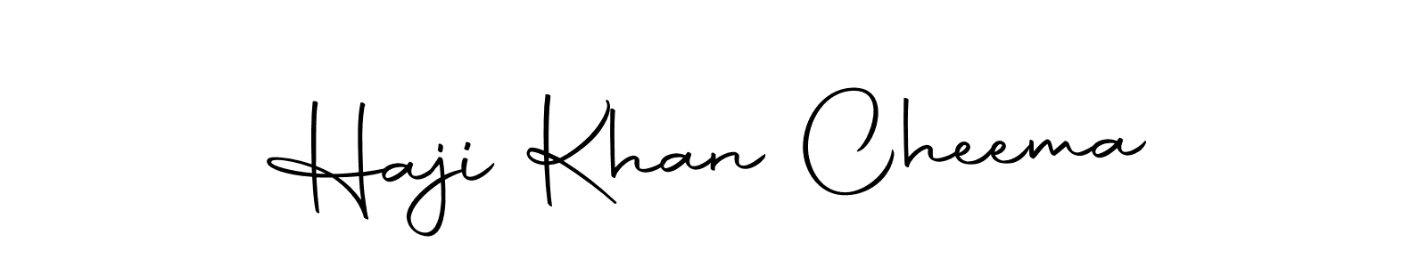 The best way (Autography-DOLnW) to make a short signature is to pick only two or three words in your name. The name Haji Khan Cheema include a total of six letters. For converting this name. Haji Khan Cheema signature style 10 images and pictures png