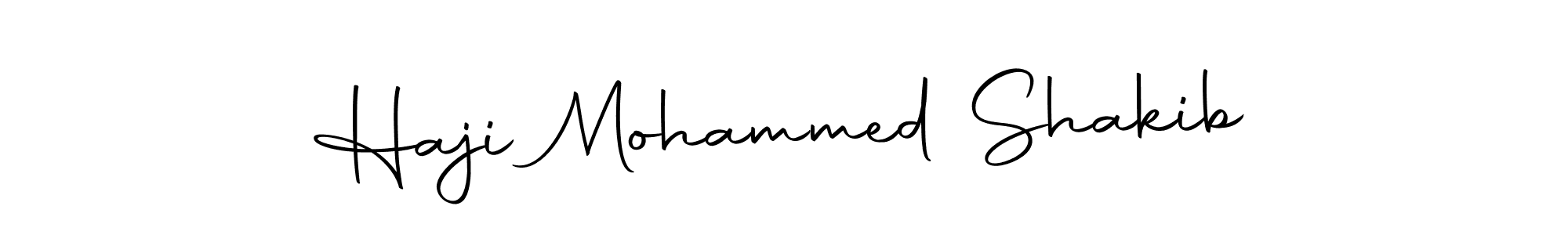 Similarly Autography-DOLnW is the best handwritten signature design. Signature creator online .You can use it as an online autograph creator for name Haji Mohammed Shakib. Haji Mohammed Shakib signature style 10 images and pictures png