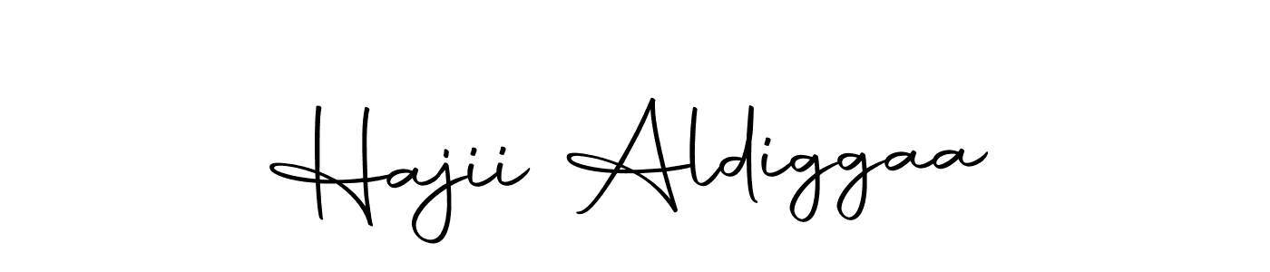 Hajii Aldiggaa stylish signature style. Best Handwritten Sign (Autography-DOLnW) for my name. Handwritten Signature Collection Ideas for my name Hajii Aldiggaa. Hajii Aldiggaa signature style 10 images and pictures png