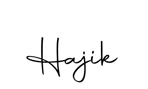 You can use this online signature creator to create a handwritten signature for the name Hajik. This is the best online autograph maker. Hajik signature style 10 images and pictures png