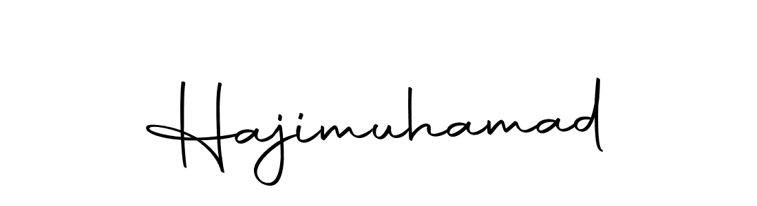 Use a signature maker to create a handwritten signature online. With this signature software, you can design (Autography-DOLnW) your own signature for name Hajimuhamad. Hajimuhamad signature style 10 images and pictures png