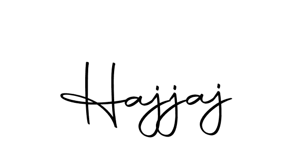 Use a signature maker to create a handwritten signature online. With this signature software, you can design (Autography-DOLnW) your own signature for name Hajjaj. Hajjaj signature style 10 images and pictures png