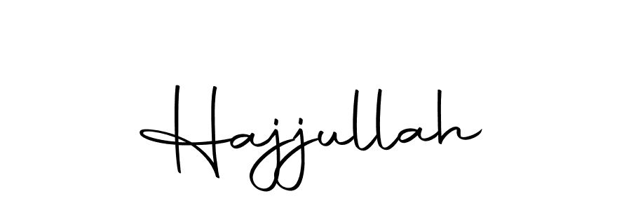 Use a signature maker to create a handwritten signature online. With this signature software, you can design (Autography-DOLnW) your own signature for name Hajjullah. Hajjullah signature style 10 images and pictures png