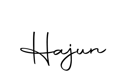 You should practise on your own different ways (Autography-DOLnW) to write your name (Hajun) in signature. don't let someone else do it for you. Hajun signature style 10 images and pictures png