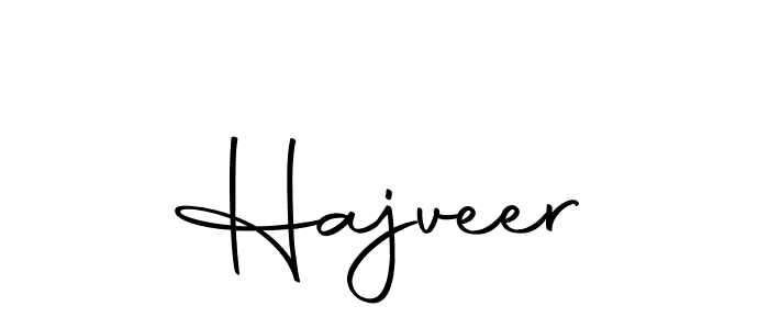 Create a beautiful signature design for name Hajveer. With this signature (Autography-DOLnW) fonts, you can make a handwritten signature for free. Hajveer signature style 10 images and pictures png