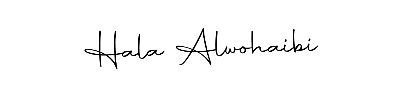 Design your own signature with our free online signature maker. With this signature software, you can create a handwritten (Autography-DOLnW) signature for name Hala Alwohaibi. Hala Alwohaibi signature style 10 images and pictures png