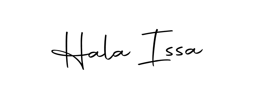 How to make Hala Issa name signature. Use Autography-DOLnW style for creating short signs online. This is the latest handwritten sign. Hala Issa signature style 10 images and pictures png