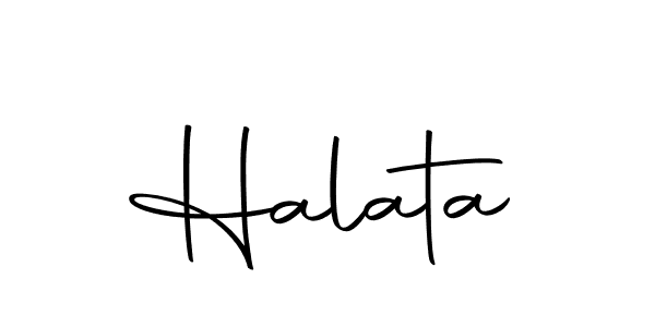 Create a beautiful signature design for name Halata. With this signature (Autography-DOLnW) fonts, you can make a handwritten signature for free. Halata signature style 10 images and pictures png