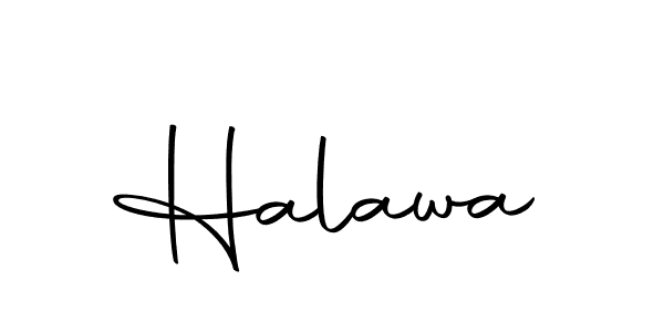 Create a beautiful signature design for name Halawa. With this signature (Autography-DOLnW) fonts, you can make a handwritten signature for free. Halawa signature style 10 images and pictures png