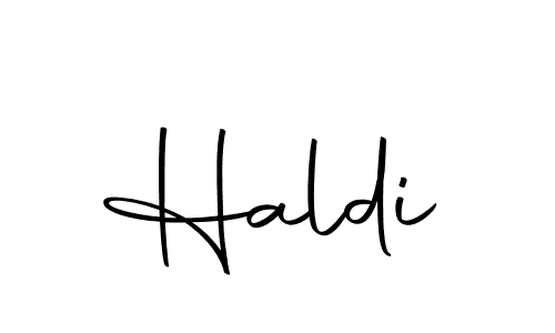 Create a beautiful signature design for name Haldi. With this signature (Autography-DOLnW) fonts, you can make a handwritten signature for free. Haldi signature style 10 images and pictures png