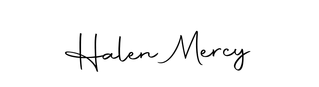 How to make Halen Mercy signature? Autography-DOLnW is a professional autograph style. Create handwritten signature for Halen Mercy name. Halen Mercy signature style 10 images and pictures png