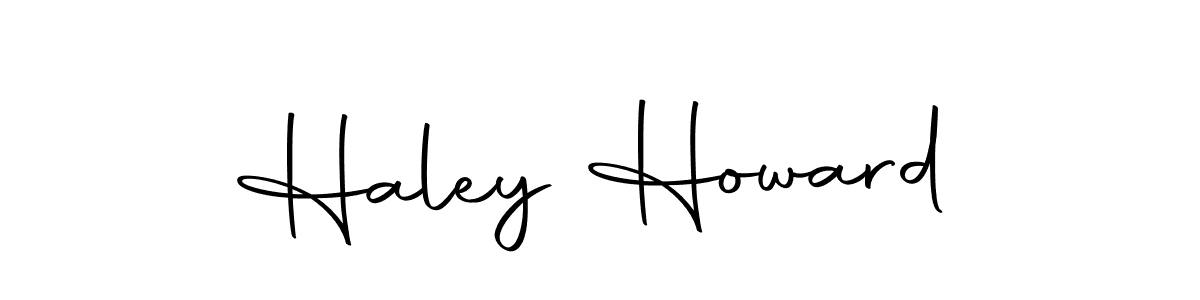 Make a beautiful signature design for name Haley Howard. Use this online signature maker to create a handwritten signature for free. Haley Howard signature style 10 images and pictures png