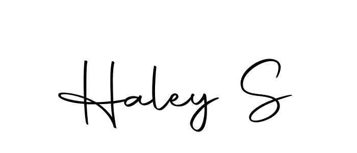 How to make Haley S name signature. Use Autography-DOLnW style for creating short signs online. This is the latest handwritten sign. Haley S signature style 10 images and pictures png