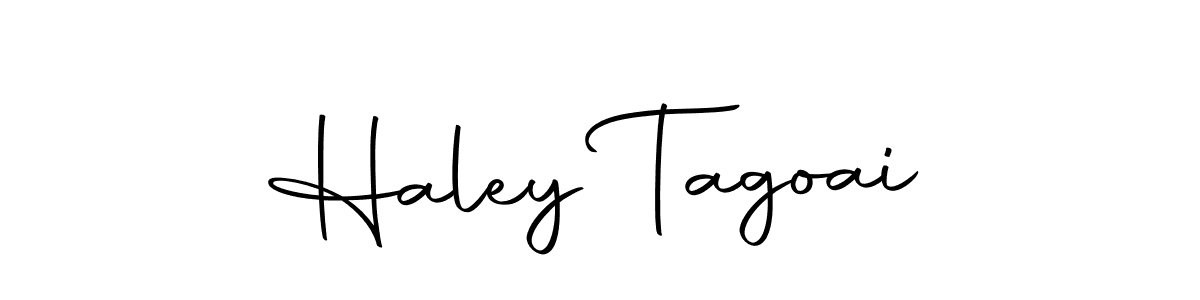 Make a beautiful signature design for name Haley Tagoai. With this signature (Autography-DOLnW) style, you can create a handwritten signature for free. Haley Tagoai signature style 10 images and pictures png