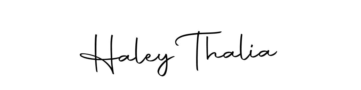 You can use this online signature creator to create a handwritten signature for the name Haley Thalia. This is the best online autograph maker. Haley Thalia signature style 10 images and pictures png