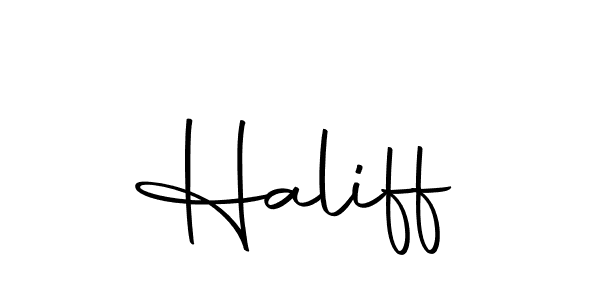 if you are searching for the best signature style for your name Haliff. so please give up your signature search. here we have designed multiple signature styles  using Autography-DOLnW. Haliff signature style 10 images and pictures png