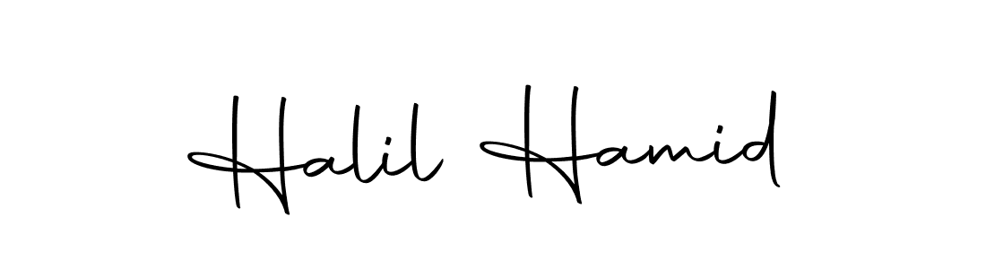 The best way (Autography-DOLnW) to make a short signature is to pick only two or three words in your name. The name Halil Hamid include a total of six letters. For converting this name. Halil Hamid signature style 10 images and pictures png