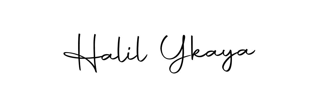 How to make Halil Ykaya name signature. Use Autography-DOLnW style for creating short signs online. This is the latest handwritten sign. Halil Ykaya signature style 10 images and pictures png