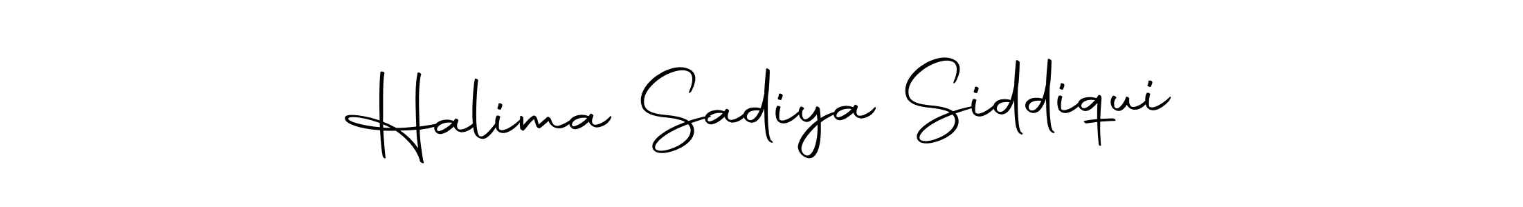Design your own signature with our free online signature maker. With this signature software, you can create a handwritten (Autography-DOLnW) signature for name Halima Sadiya Siddiqui. Halima Sadiya Siddiqui signature style 10 images and pictures png