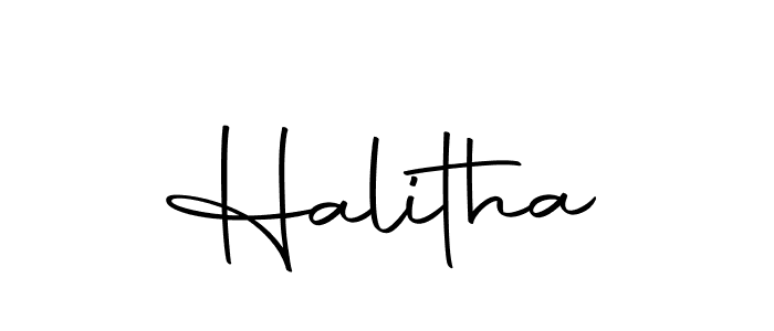 Also we have Halitha name is the best signature style. Create professional handwritten signature collection using Autography-DOLnW autograph style. Halitha signature style 10 images and pictures png
