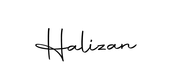 Create a beautiful signature design for name Halizan. With this signature (Autography-DOLnW) fonts, you can make a handwritten signature for free. Halizan signature style 10 images and pictures png