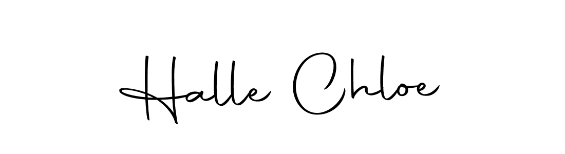 Use a signature maker to create a handwritten signature online. With this signature software, you can design (Autography-DOLnW) your own signature for name Halle Chloe. Halle Chloe signature style 10 images and pictures png
