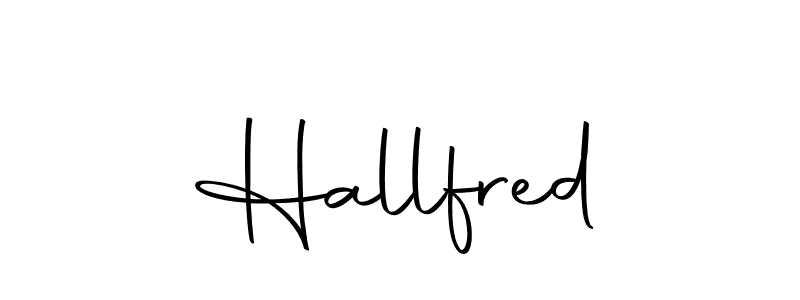 Also we have Hallfred name is the best signature style. Create professional handwritten signature collection using Autography-DOLnW autograph style. Hallfred signature style 10 images and pictures png